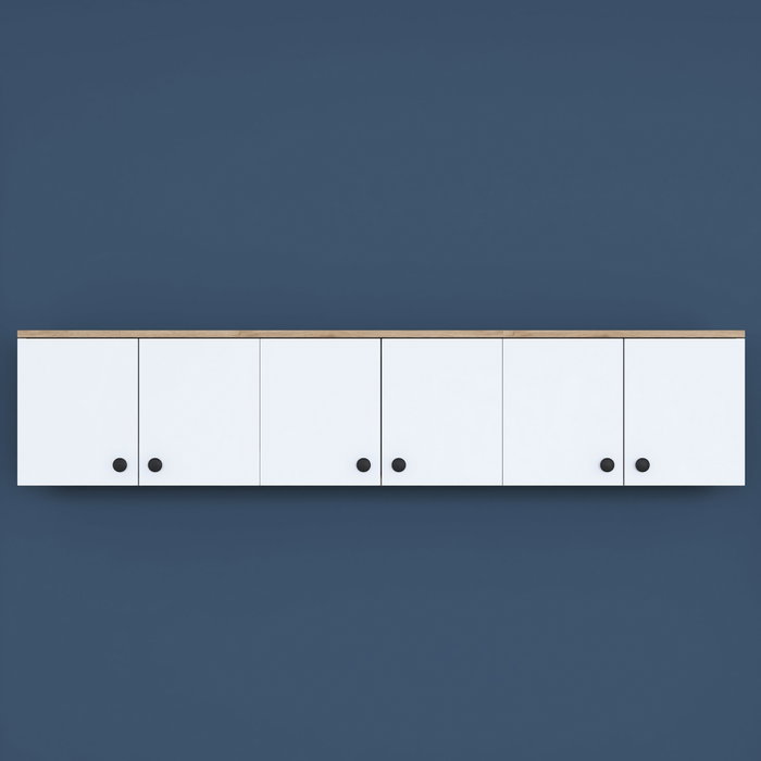 Hanah Home Armario Multiusos EA103 - 2387 Nogal y Blanco Hanah Home Armario Multiusos EA103 - 2387 Nogal y Blanco